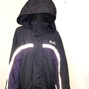 FedEx work windbreaker jacket Size XL  Pre-owned Unisex